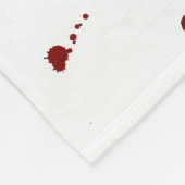 Polaire Couverture Blood splattered (Coin)