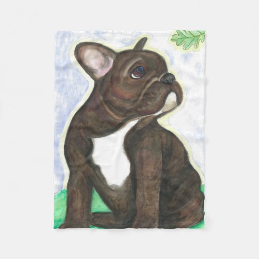 Polaire Couverture Brindle d'ouatine de chiot de (Devant)
