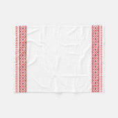 Polaire Couverture brodée ukrainienne Vyshyvanka (Devant (Horizontal))