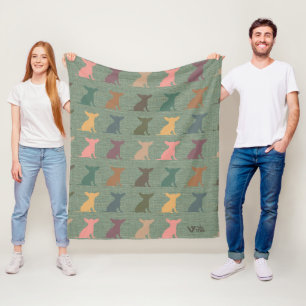 Polaire Couverture cadeau Chihuahua, Jeu Amoureux des chie