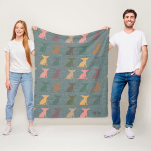 Polaire Couverture Cadeau Chihuahua, Plaid pour Amateur de