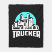 Polaire Couverture cadeau pour camionneur (Devant)