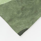 Polaire Couverture Camouflage vert avec cerf (Coin)