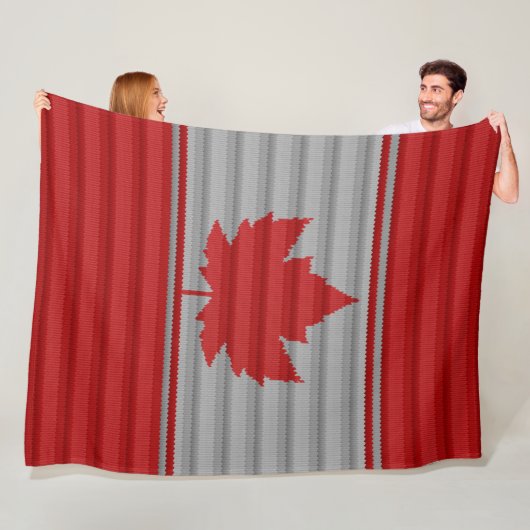 Polaire Couverture Canada Couverture en molleton souvenir (En situation)