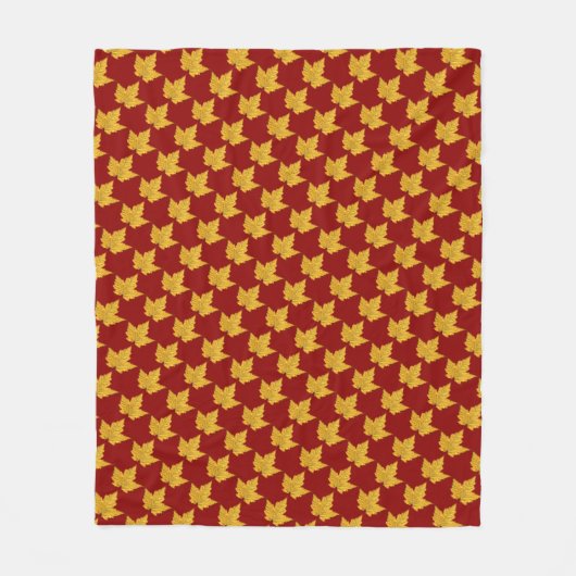 Polaire Couverture Canada Maple Leaf Souvenir (Devant)
