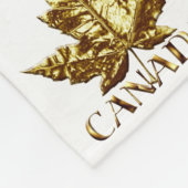 Polaire Couverture Canada Or Canada Feuille d'érable (Coin)