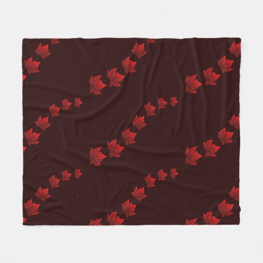 Polaire Couverture Canada - Pavillon du Canada - Couvertur (Devant (Horizontal))