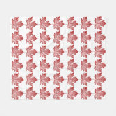 Polaire Couverture Canada Retro Canada (Devant (Horizontal))