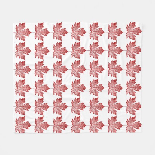 Polaire Couverture Canada Retro Canada (Devant (Horizontal))