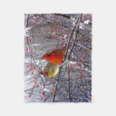 Polaire Couverture cardinale d'ouatine de forêt (Devant)