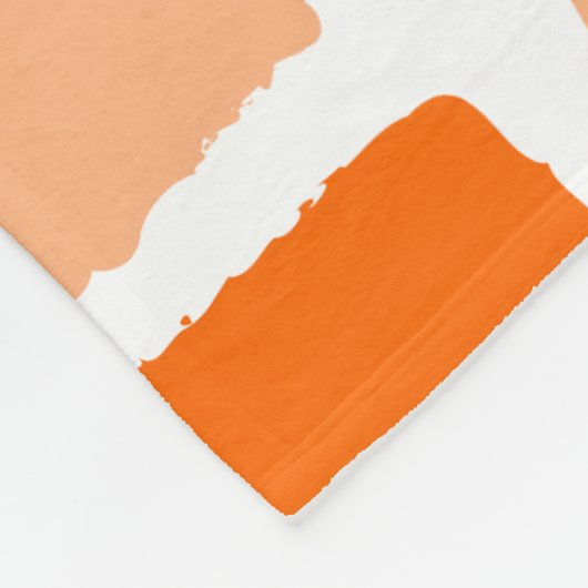 Polaire Couverture Carré orange (Coin)
