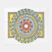 Polaire Couverture catholique - Art de sainte Hildegarde (Devant (Horizontal))