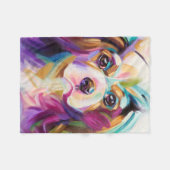 Polaire Couverture cavalière d'ouatine d'art (Devant (Horizontal))