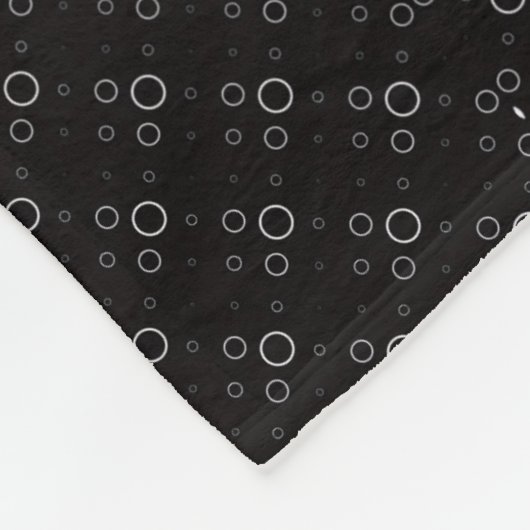 Polaire Couverture Cercles Monochromes (Coin)