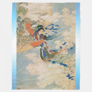 Polaire Couverture chinoise d'ouatine de déesse de lune