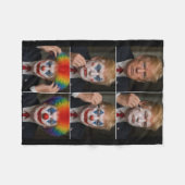 Polaire Couverture Clown Trump (Devant (Horizontal))