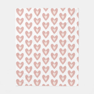 Polaire Couverture Coeur Motif - Adorable & Soft Thon