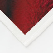 Polaire Couverture Cœurs en velours rouge ADOM (Coin)