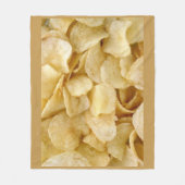 Polaire Couverture confortable de pommes chips (Devant)