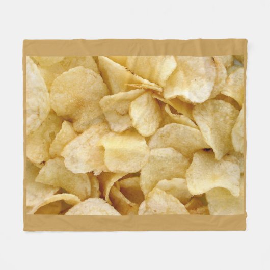 Polaire Couverture confortable de pommes chips (Devant (Horizontal))
