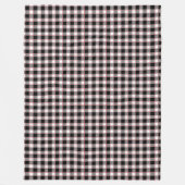 Polaire Couverture confortable rouge noir plaid pour Cabin (Devant)