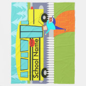 Polaire Couverture contagieuse personnalisable d'ouatine (Devant)