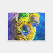 Polaire Couverture Corail Poisson Tropical (Devant (Horizontal))