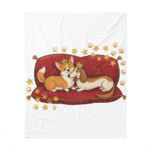 Couverture Corgi et Dachshund Cadeau pour les Amou