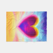 Polaire Couverture couleur coeur (Devant (Horizontal))