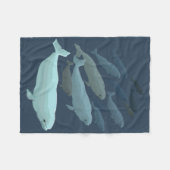 Polaire Couverture couvrante d'ouatine d'art de baleine de (Devant (Horizontal))