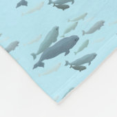 Polaire Couverture couvrante d'ouatine d'art de baleine de (Coin)