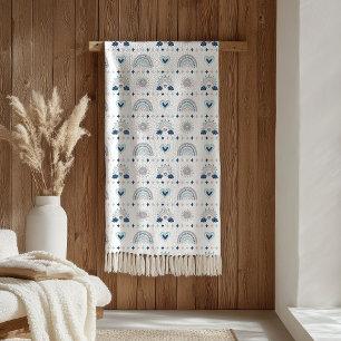 Polaire Couverture Cozy Kids Rose Pâle et Tendance Navy