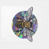 Polaire couverture d'abeilles bijoux (Devant (Horizontal))