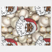 Polaire couverture d'afrique santa claus (Devant (Horizontal))