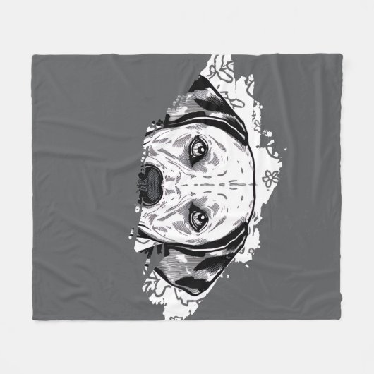 Polaire Couverture dalmate (Devant (Horizontal))