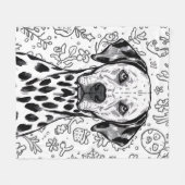Polaire Couverture dalmate (Devant (Horizontal))