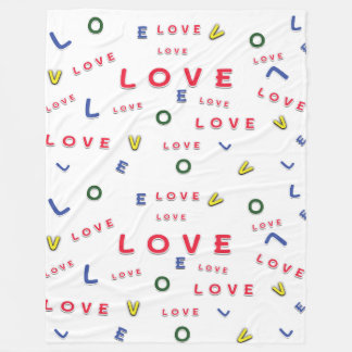 Polaire couverture d'amour