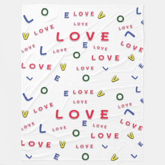 Polaire couverture d'amour (Devant)