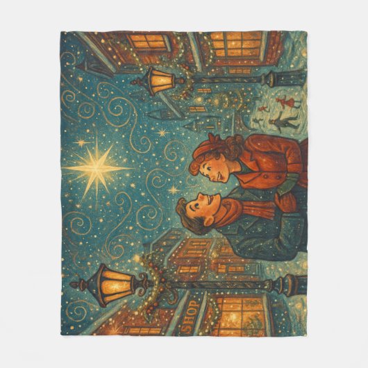 Polaire Couverture d'amour de Noël (Devant)