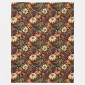 Polaire Couverture d'automne confortable avec élégance flo (Devant)