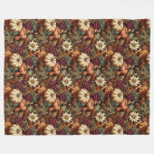 Polaire Couverture d'automne confortable avec élégance flo (Devant (Horizontal))