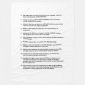 Polaire Couverture de 12 étapes (Devant)