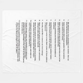 Polaire Couverture de 12 étapes (Devant (Horizontal))