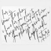 Polaire Couverture de 29:11 de Jérémie (Devant (Horizontal))