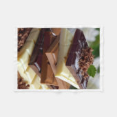 Polaire Couverture de barres de chocolat empilées (Devant (Horizontal))