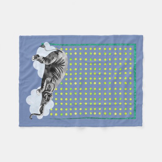 Polaire Couverture de bébé d'éléphant de sommeil (Devant (Horizontal))