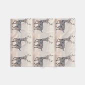 Polaire Couverture de bébé en art de nurserie boho (Devant (Horizontal))