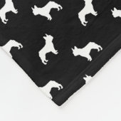 Polaire Couverture de bouledogue français - motif de chien (Coin)