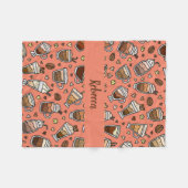 Polaire Couverture De Café Confortable Pour Sips Relaxants (Devant (Horizontal))
