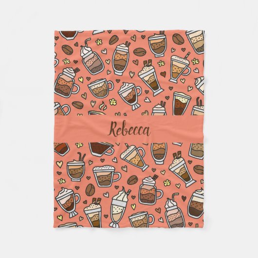 Polaire Couverture De Café Confortable Pour Sips Relaxants (Devant)